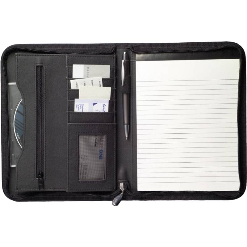 Kožené konferenční desky A5 s blokem Kožené konferenční desky A5 s blokem